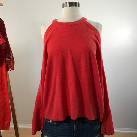 Knitted & Knotted from Anthro • Leandre Cold Shoulder Sweater - Picture 2 of 10